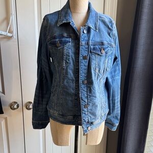 LC Lauren Conrad Medium Wash Denim Jacket